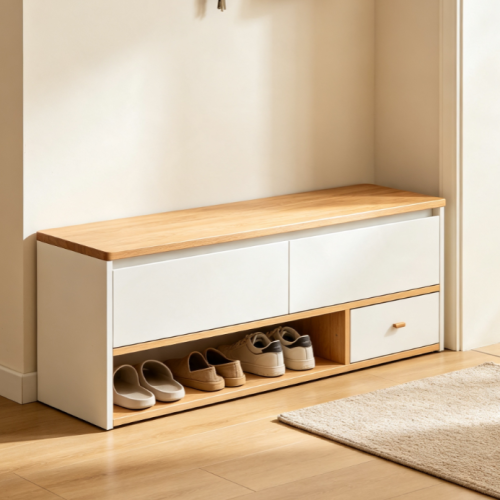 Small Entryway Shoe Bench