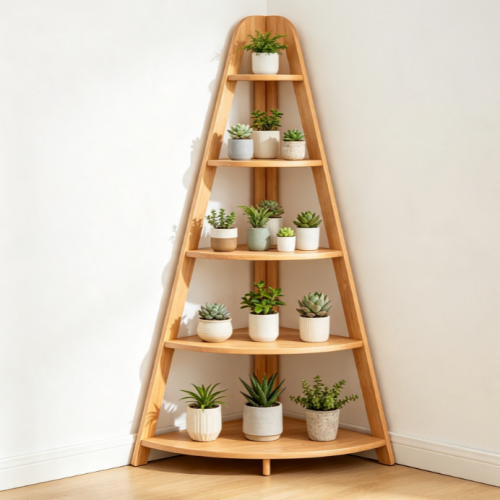 Corner Multi-Tier Plant Stand